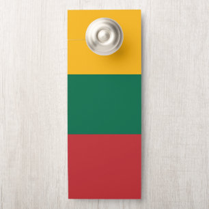Affichette De Porte pavillon lituanien