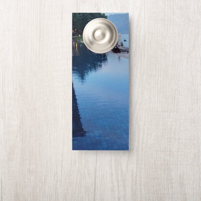 Affichette De Porte Personnalisé sur mesure (Sur le bouton)