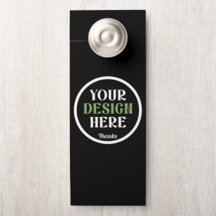 Affichette De Porte personnalisé, unique, élégant et minimaliste