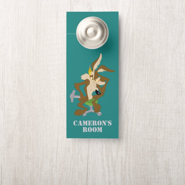Affichette De Porte Planification de BÉBÉE LE COYOTE™ (Sur le bouton)