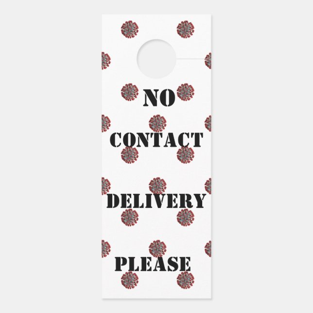 AFFICHETTE DE PORTE QUARANTINE (Dos)