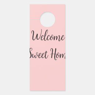 Affichette De Porte Realtor bienvenue maison chauffage ajouter votre n