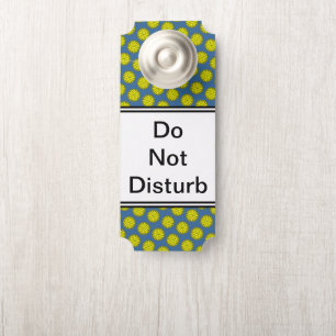 Affichette De Porte Ruban de fleur jaune par Kenneth Yoncich