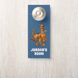 Affichette De Porte Scooby-Doo Joyeuse Marche   Ajouter Votre Nom