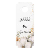 Shhh In Session Therapor Porte de bureau