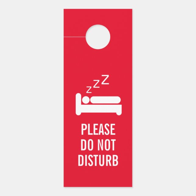 Affichette De Porte S'il vous plaît ne pas déranger et service ma cham (Devant)