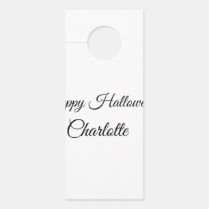 Affichette De Porte SIMPLE MINIMAL.CUTIE AJOUTEZ NOM BÉBÉ joyeux Hallo