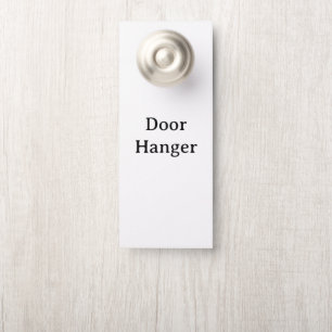 Affichette De Porte Simple Professionnel Standard 3,5" x 8,5" Petit