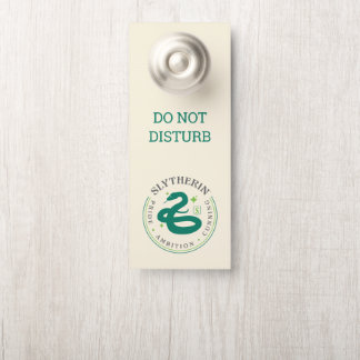 Affichette De Porte SLYTHERIN™ Insigne de fierté de la Maison du serpe