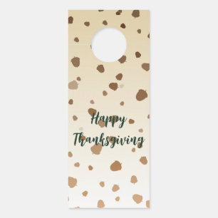 Affichette De Porte Thanksgiving Acorns