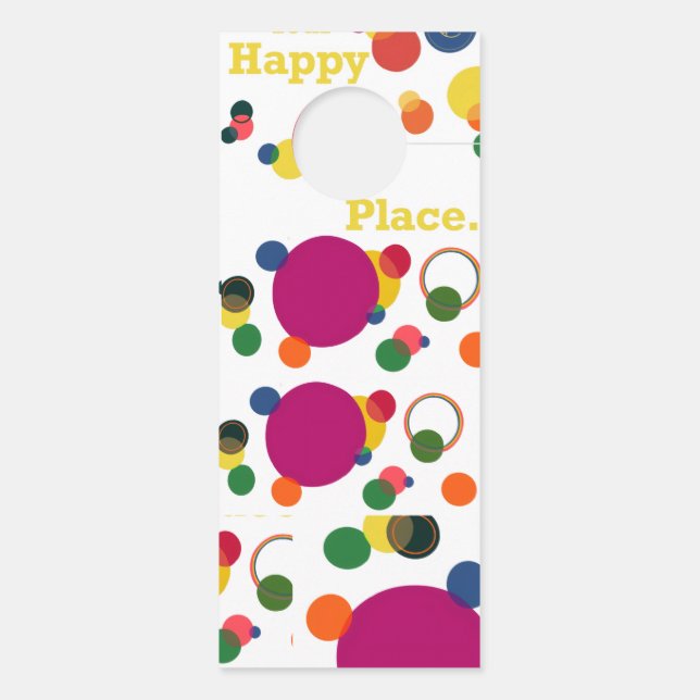 Affichette De Porte This is Your Happy Place (Dos)