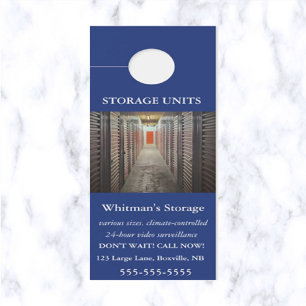 Affichette De Porte Unités de stockage modifiées