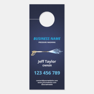 Affichette De Porte Usine de lavage à pression professionnelle