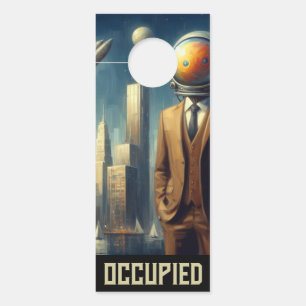 affichette de porte vintage cool