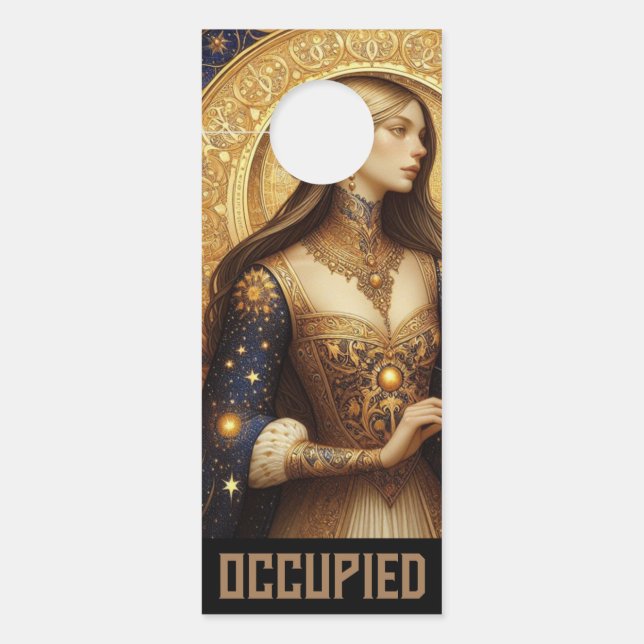 affichette de porte vintage cool (Devant)
