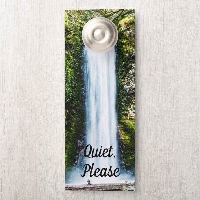 Affichette De Porte Wiesendanger Falls Painting (Sur le bouton)