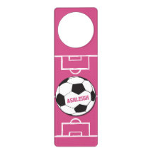 Boule de soccer personnalisée et rose de champ