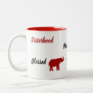 Affirmation Mug éléphant à deux tons