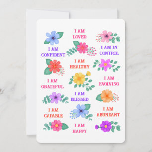 Affirmation personnalisable Motivation inspiration