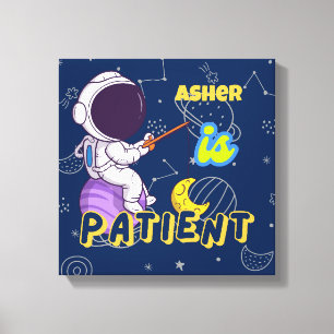 Affirmation Personnalisée Astronaute Déco   Patien