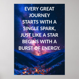 Affirmation positive Affiche de devis inspirationn