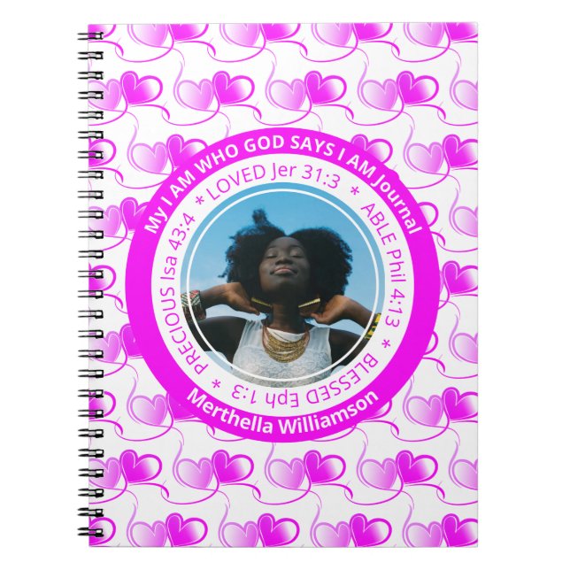 Affirmation positive I AM Christian Journal (Devant)