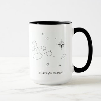Affirmations d'oiseaux aux Galápagos Mug à café à