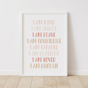 Affirmations neutres rose pour la décoration de la