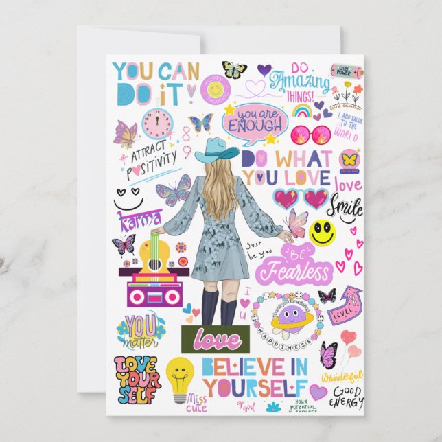 AFFIRMATIONS SWIFT MERCI CARTES (Devant)