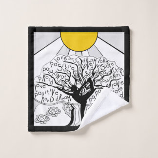 Affirmations Yoga Tree Towel