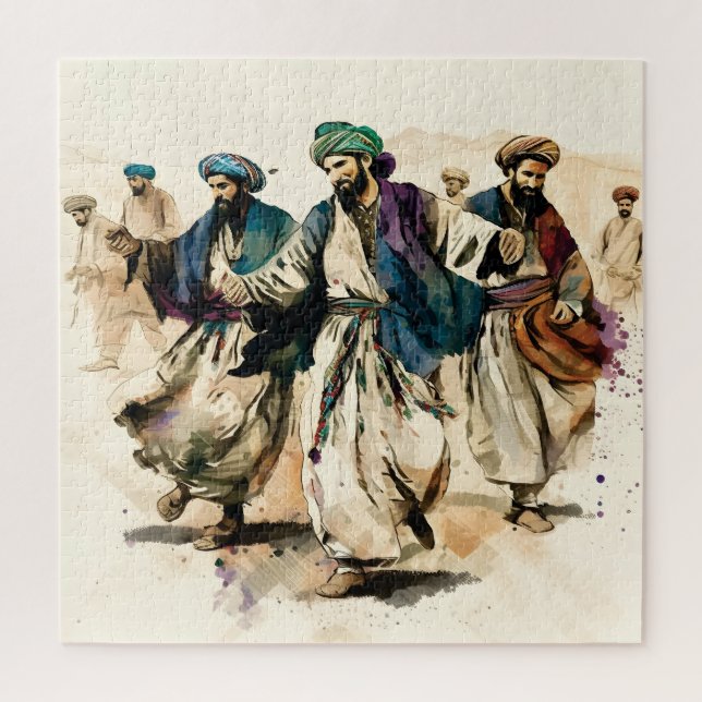 Afghanistan Athan Dance Puzzle (Vertical)