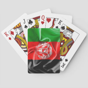 Afghanistan Drapeau : Des cartes de jeu à vélo