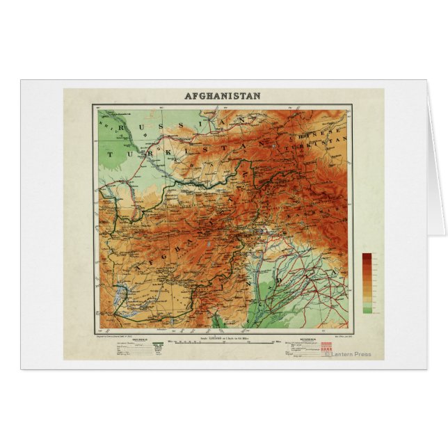 AfghanistanCarte panoramiqueAfghanistan (Devant horizontal)