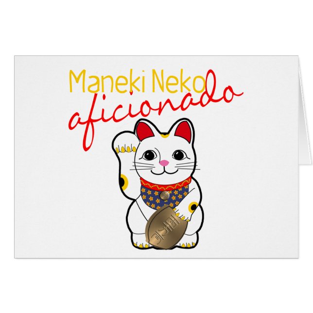 Aficionado de Maneki Neko (Devant Horizontal)
