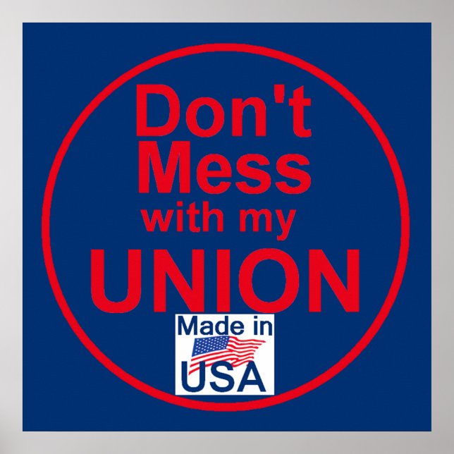 AFL UNIONS POSTER Print (Devant)