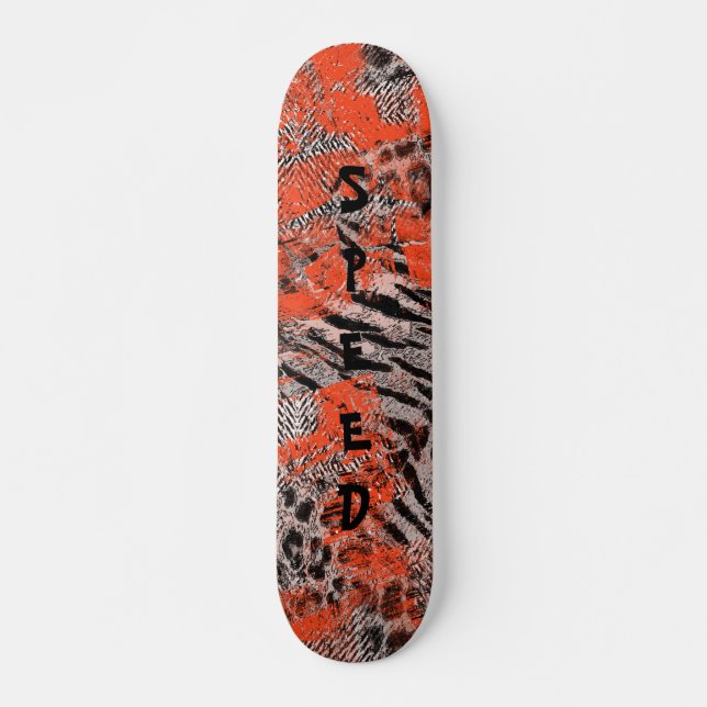 Africain, tribal. skateboard (Devant)