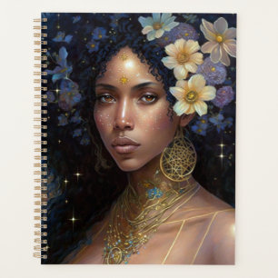 African American Black Goddess Queen Imaginaire Ar