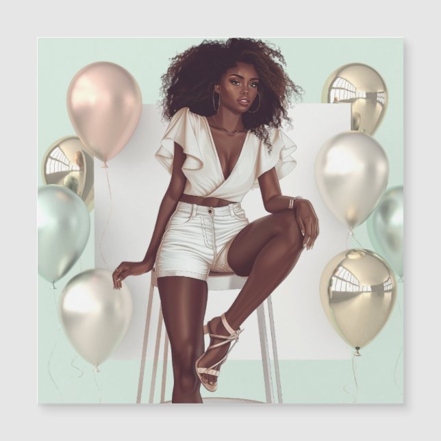 African American Black Queen Melanin Sista Shopp (Devant)