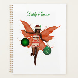 African American Christmas Fairy Daily Plannière