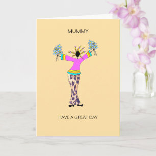 African Art, Magnifique carte de momie de jour