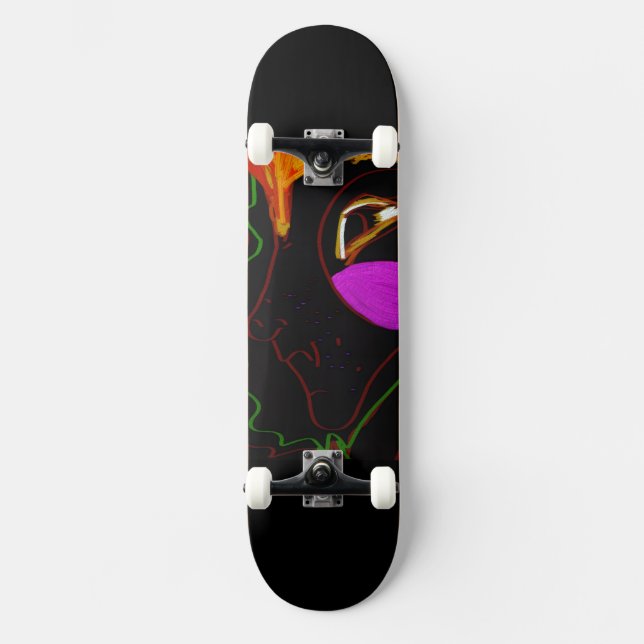 African Phoenix Rising Skateboard (Recto)