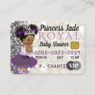 African Purple Princess VIP Carte de crédit Invita