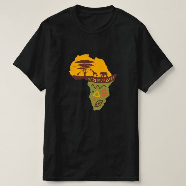 African Safari Mens T-Shirt (Design devant)