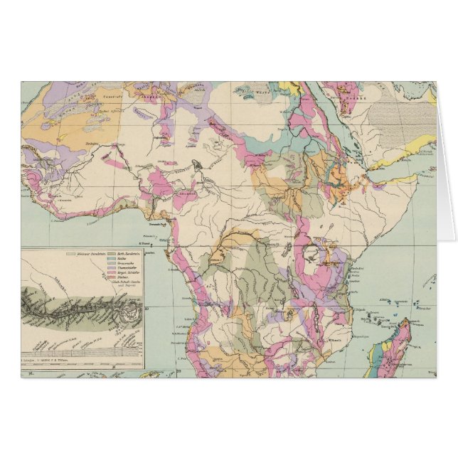 Afrika - Atlas Map of Africa (Devant horizontal)