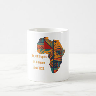 Afrique 10 Rêves 2026 Mug Personnalisé pour Suppor