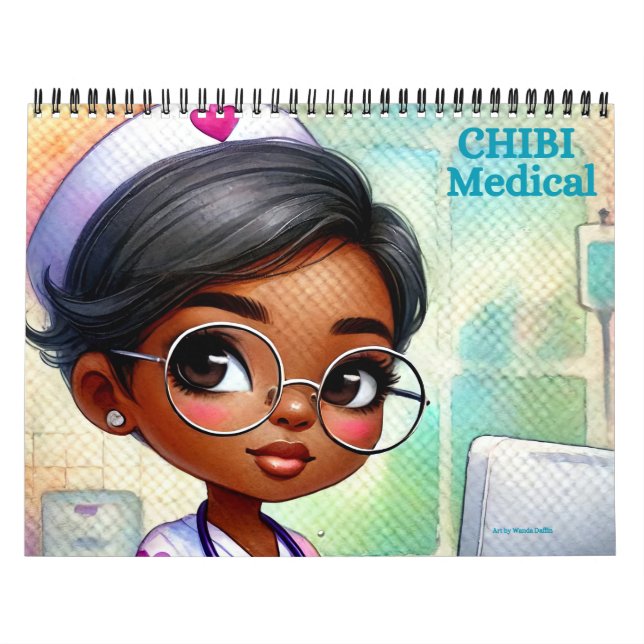 Afrique Amérique Calendrier CHIBI Personnel Médica (Protection)