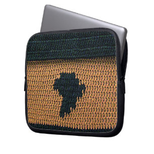 Afrique Brown Crochet Artistique Imprimer sac élec