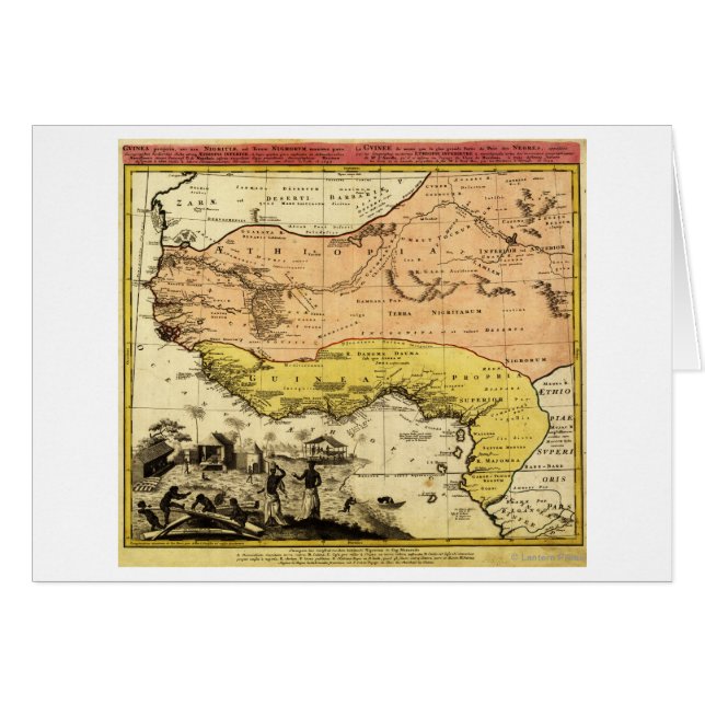 Afrique de l'OuestCarte panoramiqueAfrique de l'Ou (Devant horizontal)