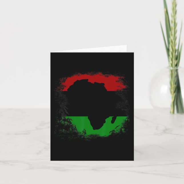 Afrique Drapeau Afrique Carte du continent panafri (Devant)