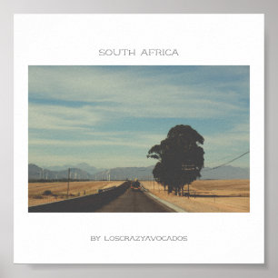 Afrique du Sud Nature Road Landcape Travel Poster